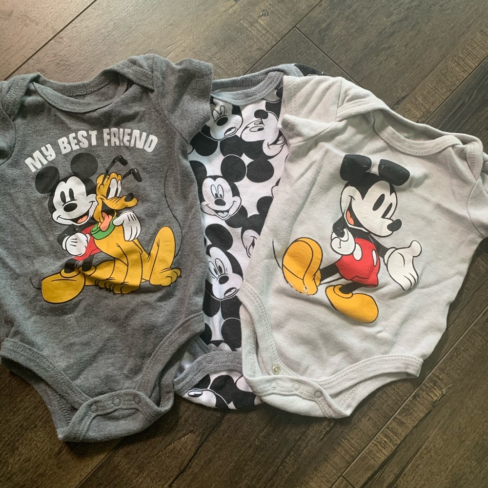 Mickey Mouse infant bundle of clothes